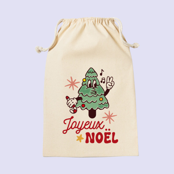 Pochon Emballage Cadeau Sapin