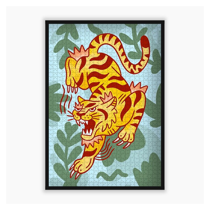 puzzle adulte tigre