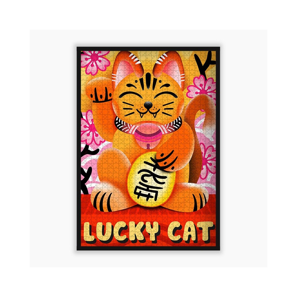 puzzle chat japonais 1000 pièces