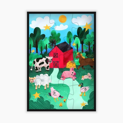 Farm Animals Puzzle for Kids | La Puzzlerie