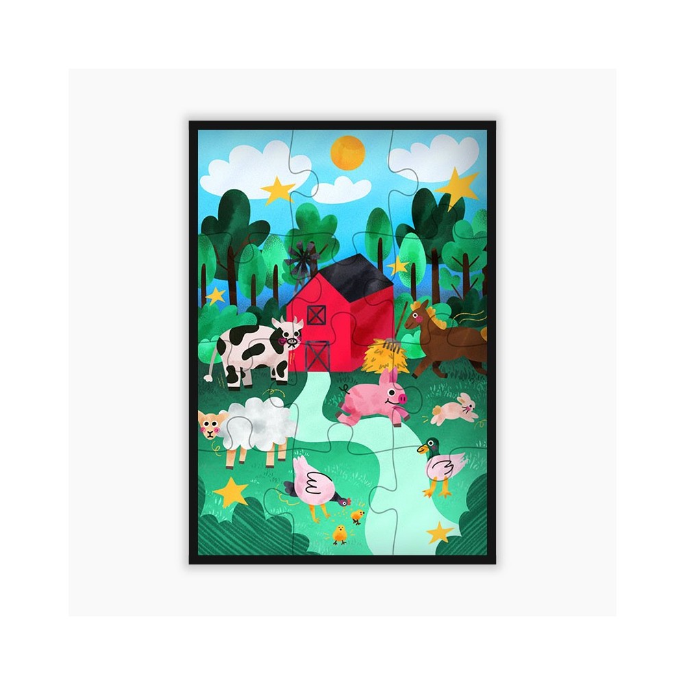 Farm Animals Puzzle for Kids | La Puzzlerie