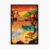 Puzzle Animaux de la Savane 12 pcs