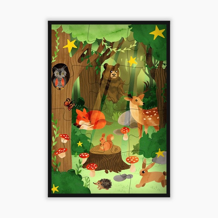 Forest Animals Puzzle | Made in France | La Puzzlerie