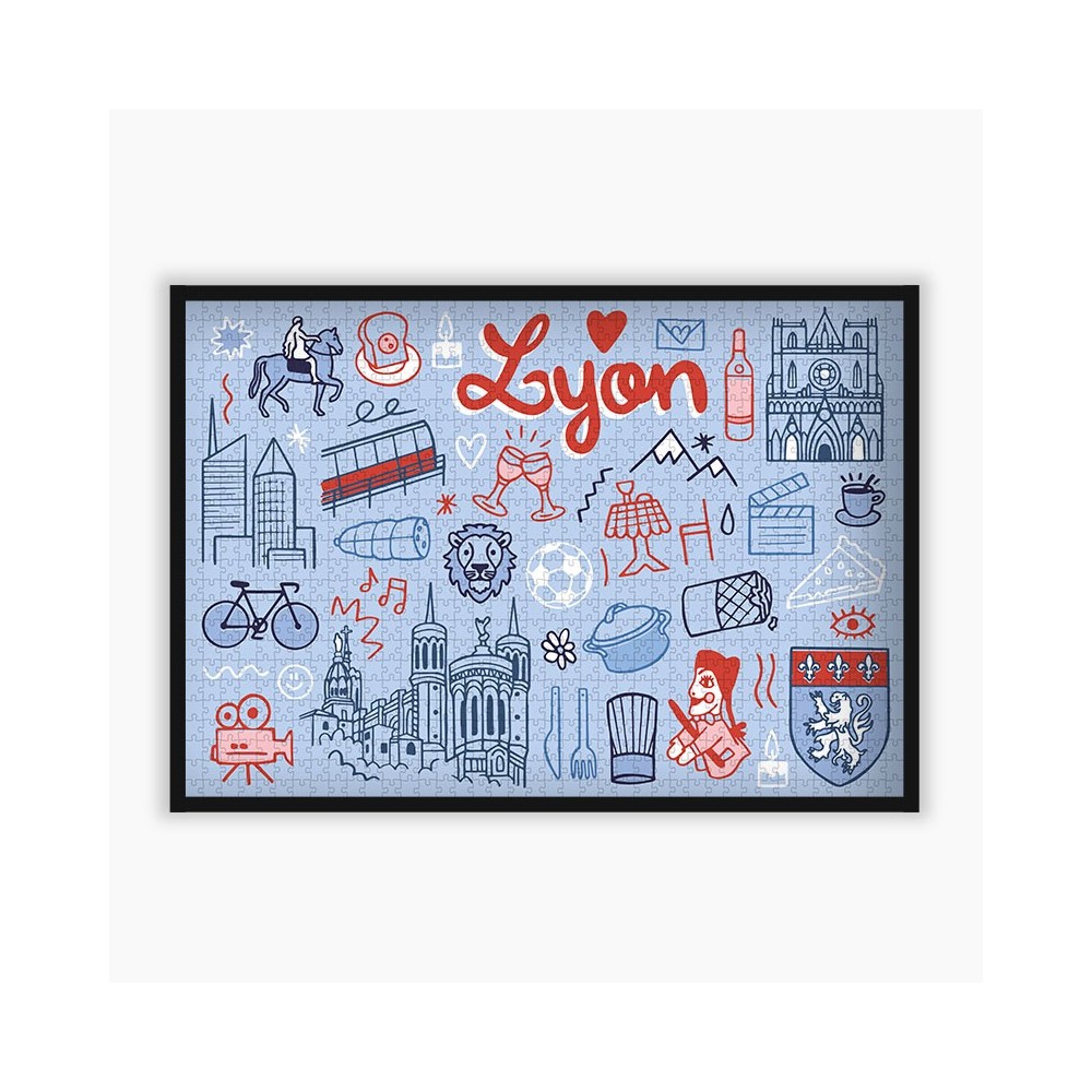 Puzzle Lyon 1000 pièces