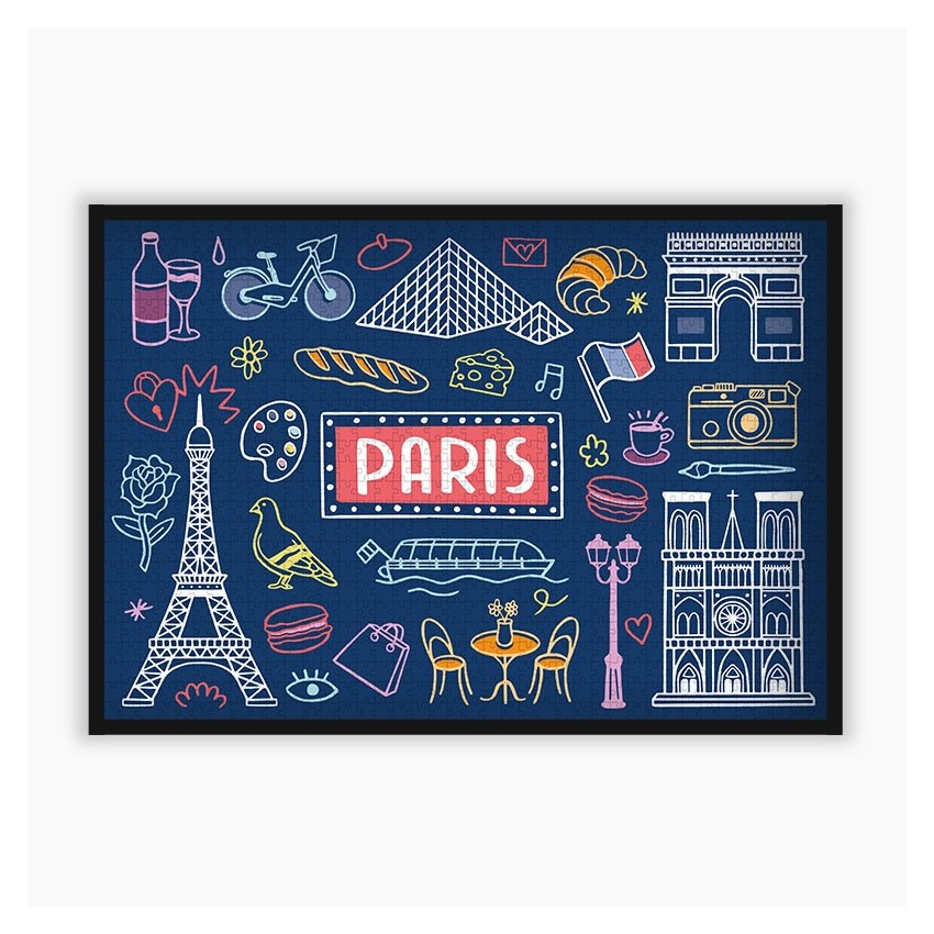 Puzzle Paris 1000 pièces