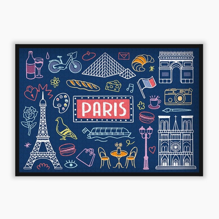 Paris Puzzle | 1000 pieces or 500 pieces | La Puzzlerie