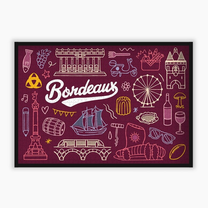 Bordeaux Puzzle |1000 pieces or 500 pieces | La Puzzlerie