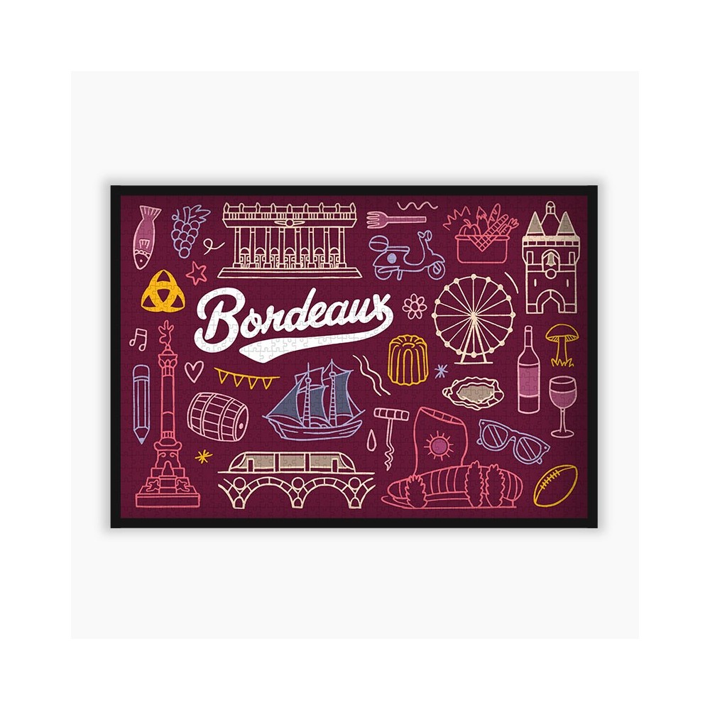 Bordeaux Puzzle |1000 pieces or 500 pieces | La Puzzlerie