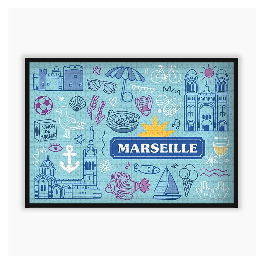 Puzzle Marseille 1000 pièces
