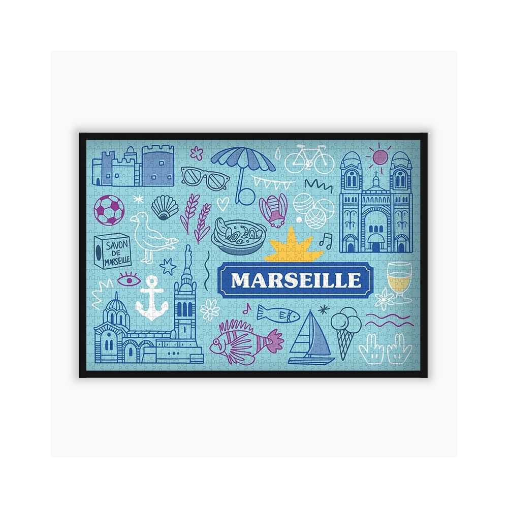 Puzzle Marseille 1000 pièces