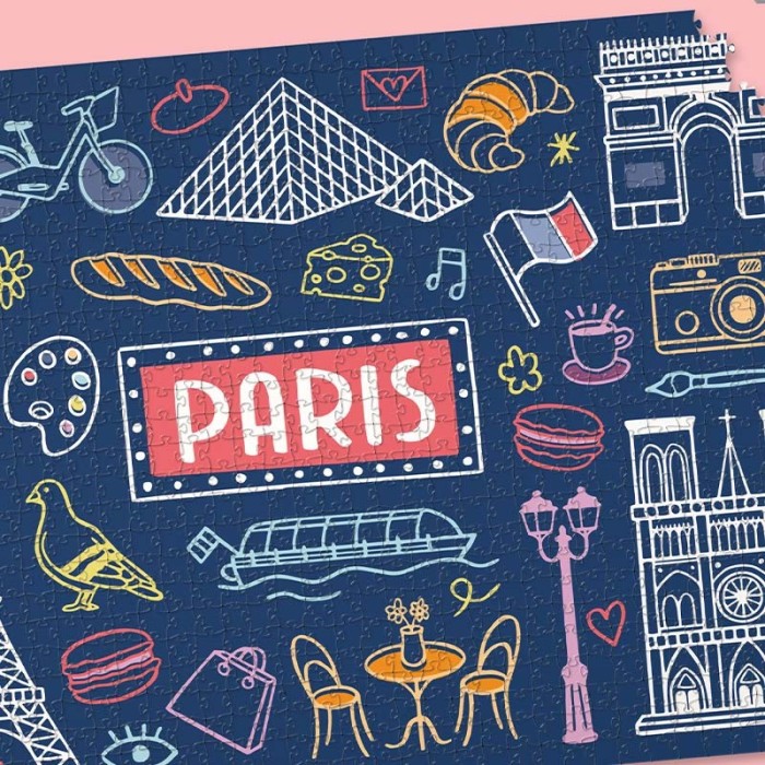 Paris Puzzle | 1000 pieces or 500 pieces | La Puzzlerie