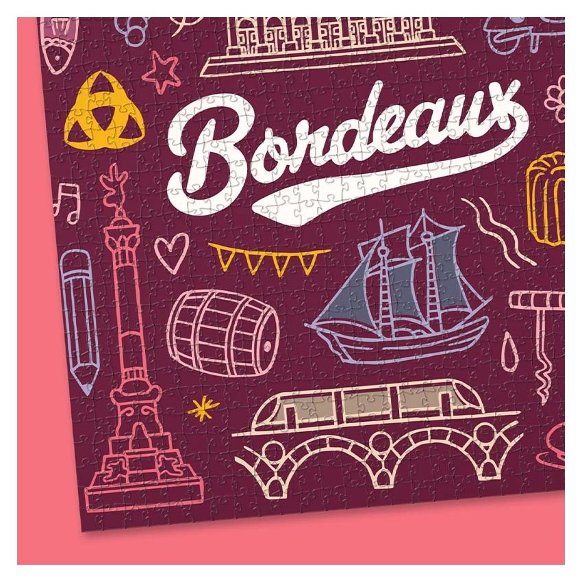 Bordeaux Puzzle |1000 pieces or 500 pieces | La Puzzlerie