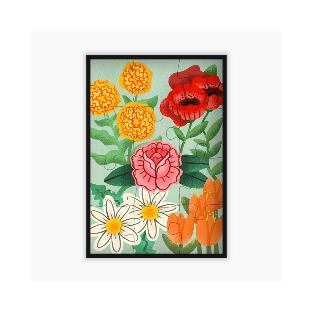 puzzle fleurs