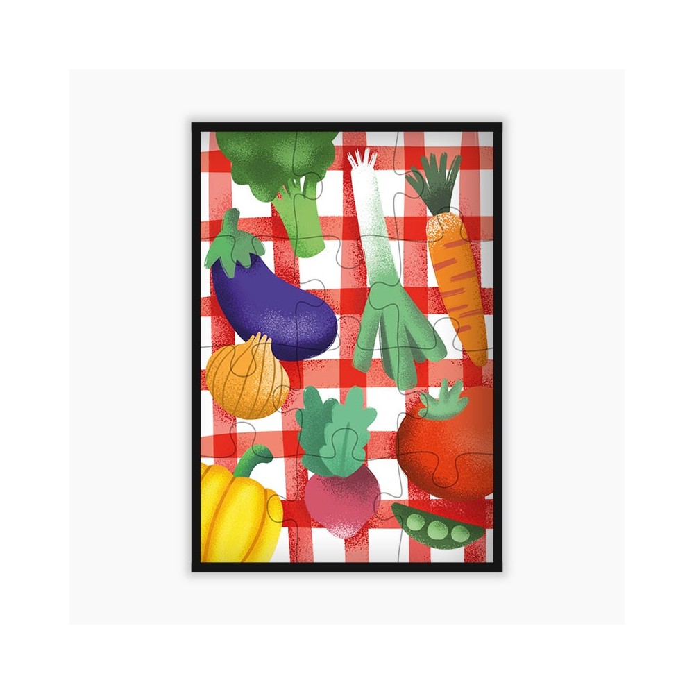Children's Vegetables Puzzle | Wooden Puzzle for Children