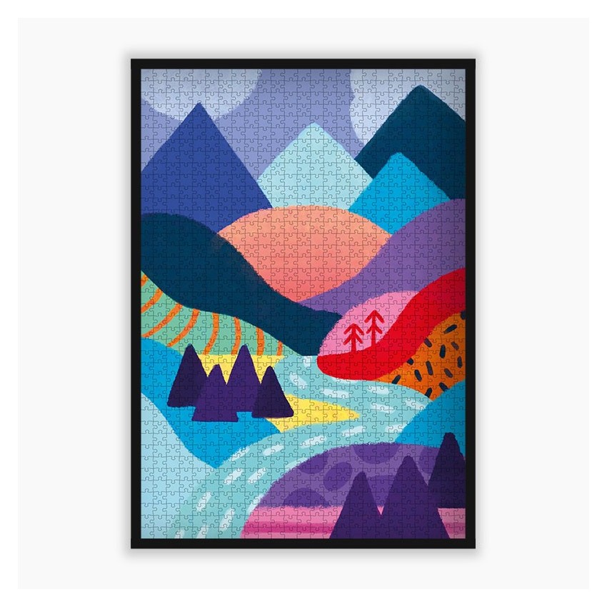 Mountain Puzzle | Winter Landscape Puzzle | La Puzzlerie