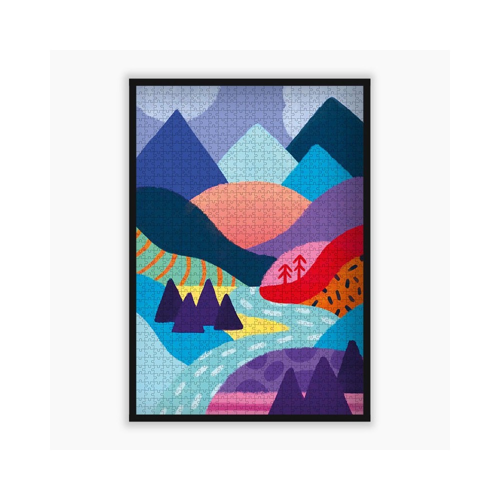 Mountain Puzzle | Winter Landscape Puzzle | La Puzzlerie