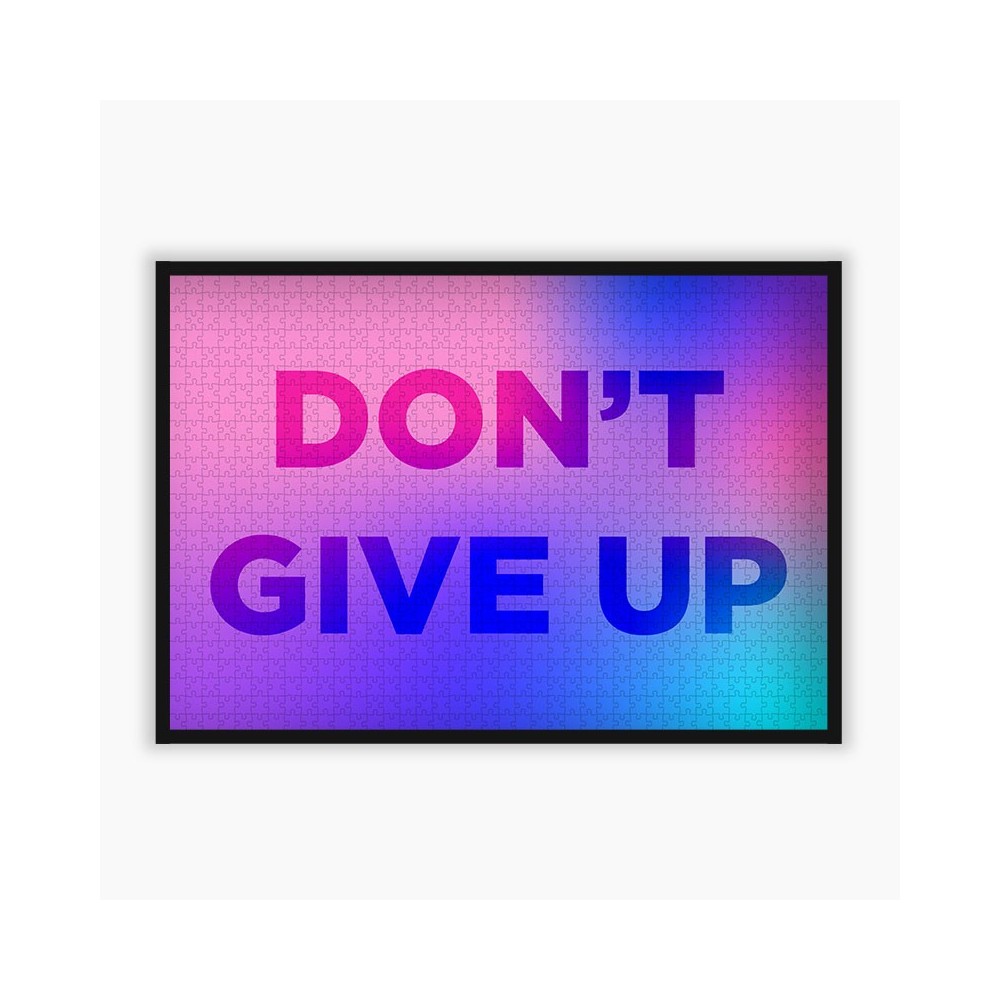 puzzle don't give up