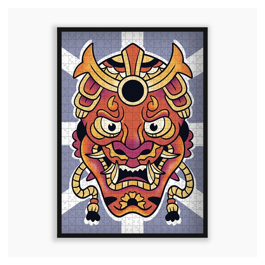 Hannya Mask Puzzle | Japan Puzzle | La Puzzlerie