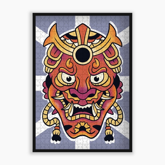 Hannya Mask Puzzle | Japan Puzzle | La Puzzlerie
