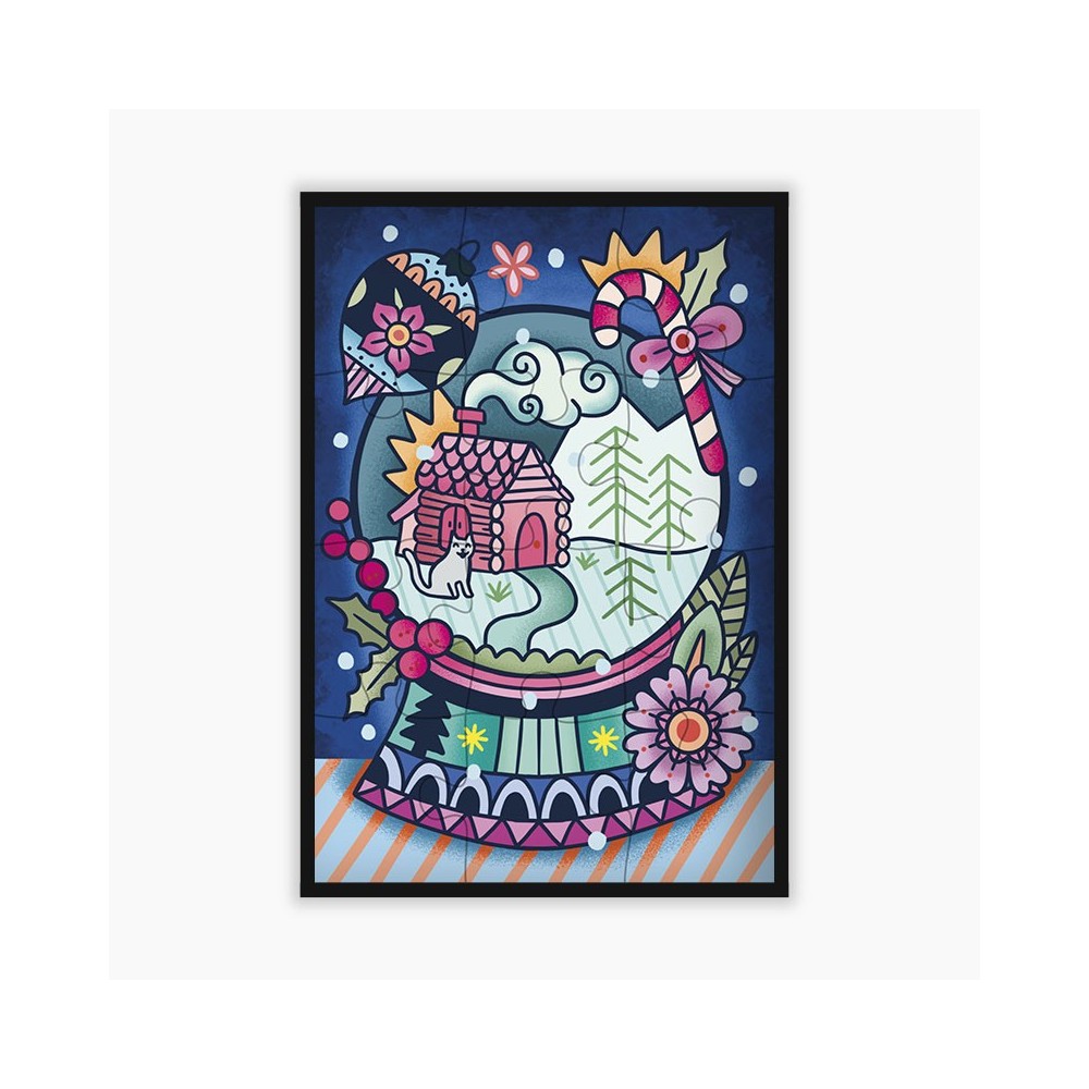 puzzle enfant hiver 12 pièces