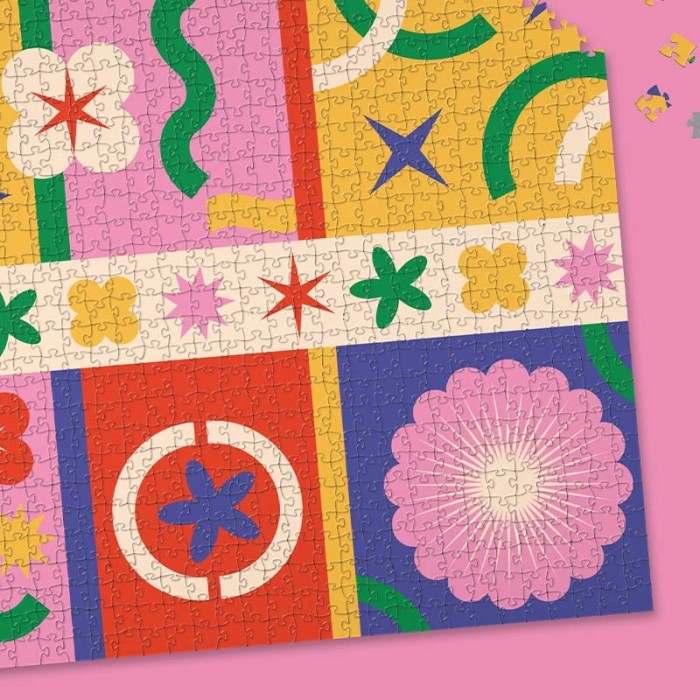 Zoom puzzle formes géométriques