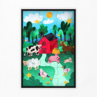 Children's Farm Animals Puzzle 12 pcs