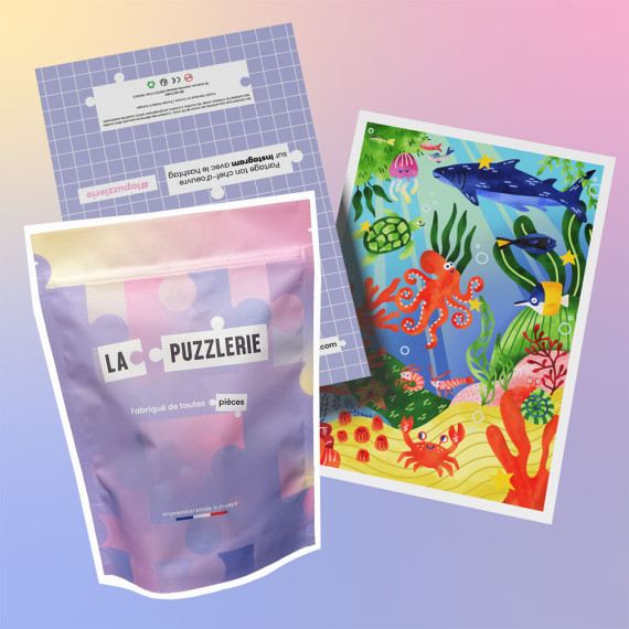 Sea Animals Puzzle Packaging