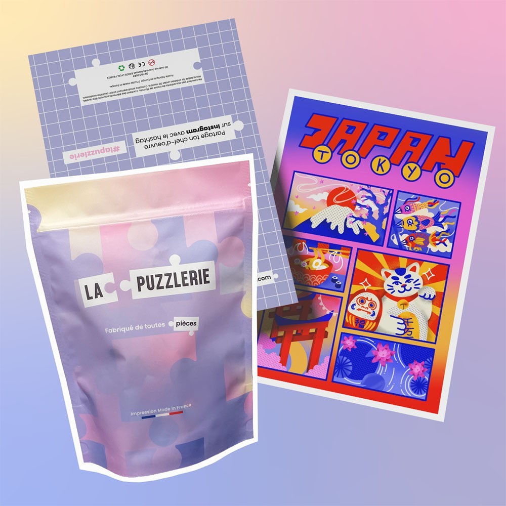 Puzzle Paysage Japonais packaging