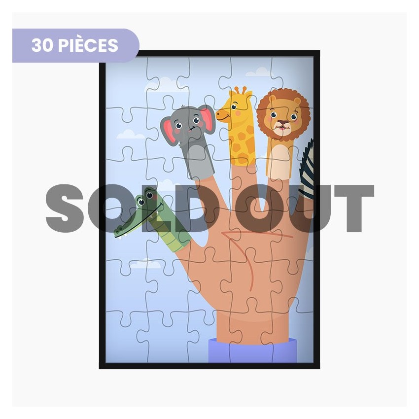 Puzzle en Bois Personnalisé | Puzzle 30 Pièces | La Puzzlerie
