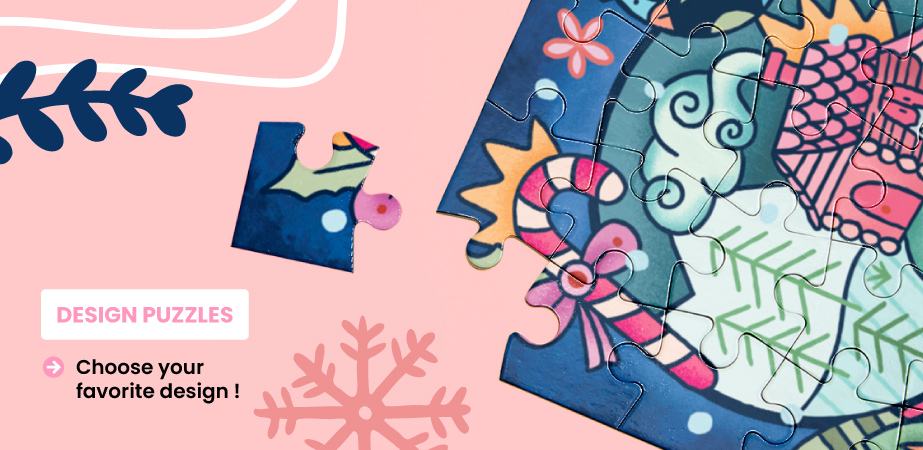 christmas puzzles design
